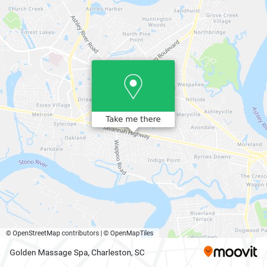 Golden Massage Spa map