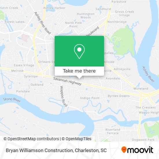 Bryan Williamson Construction map