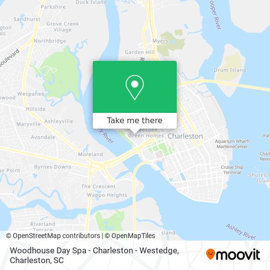 Mapa de Woodhouse Day Spa - Charleston - Westedge