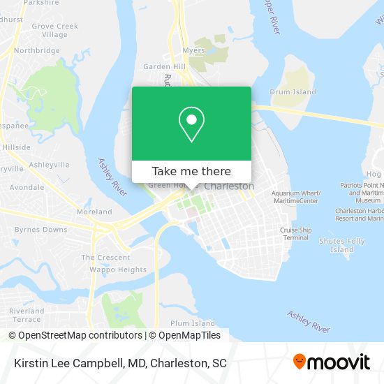 Mapa de Kirstin Lee Campbell, MD