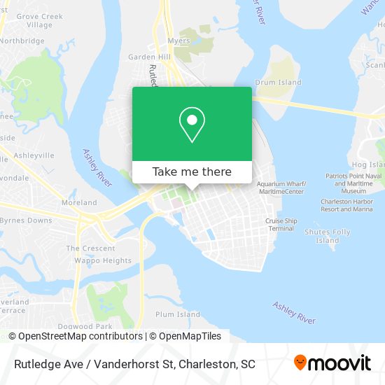 Mapa de Rutledge Ave / Vanderhorst St