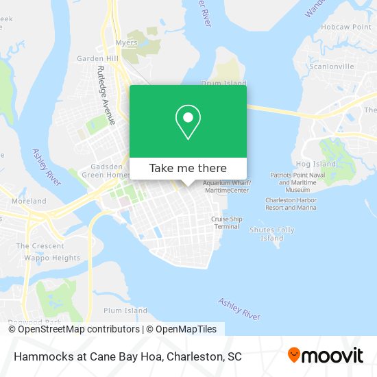 Hammocks at Cane Bay Hoa map