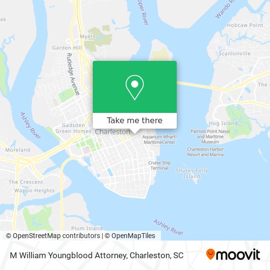 M William Youngblood Attorney map