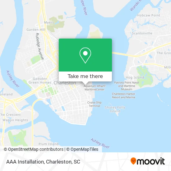 AAA Installation map