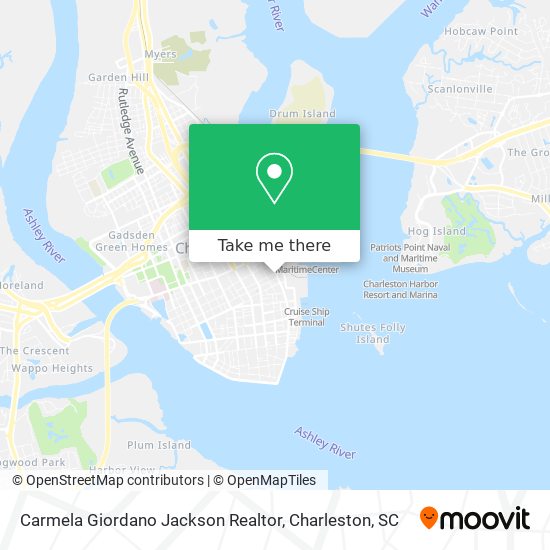 Carmela Giordano Jackson Realtor map