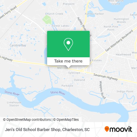 Jeri's Old School Barber Shop map