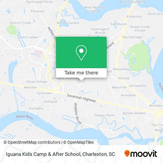 Iguana Kids Camp & After School map