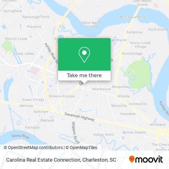 Carolina Real Estate Connection map