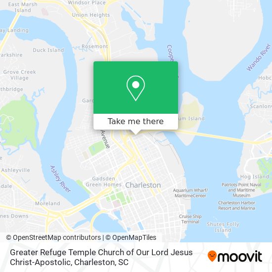 Greater Refuge Temple Church of Our Lord Jesus Christ-Apostolic map