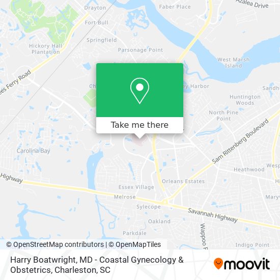 Mapa de Harry Boatwright, MD - Coastal Gynecology & Obstetrics