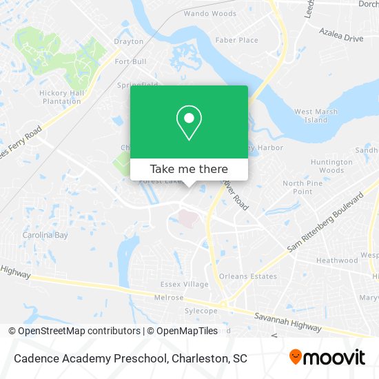 Cadence Academy Preschool map