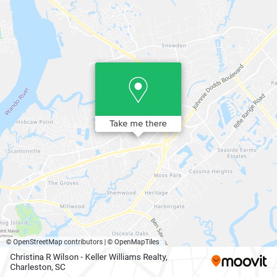 Christina R Wilson - Keller Williams Realty map