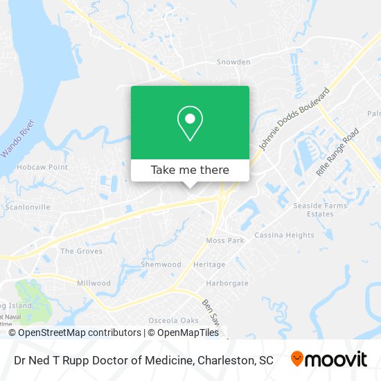Mapa de Dr Ned T Rupp Doctor of Medicine