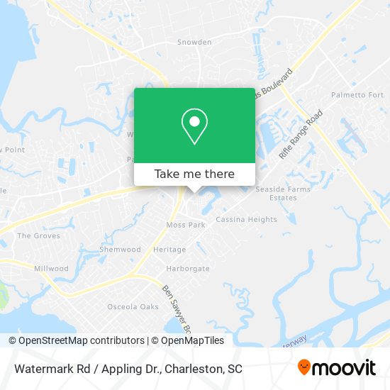 Mapa de Watermark Rd / Appling Dr.