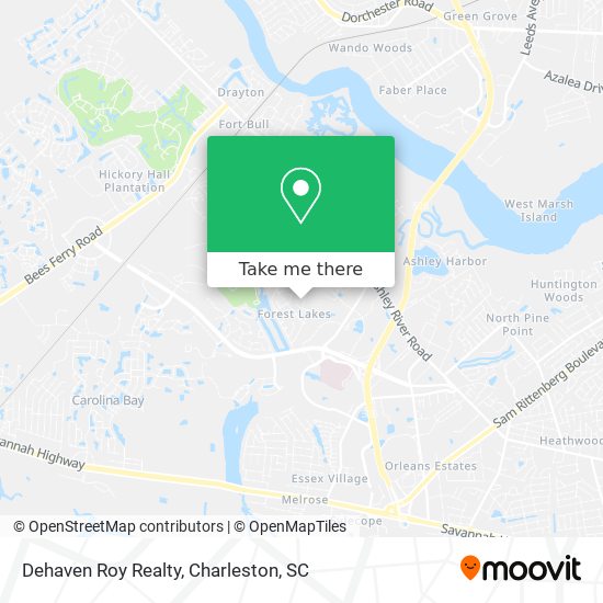 Dehaven Roy Realty map