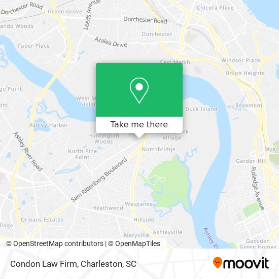 Condon Law Firm map