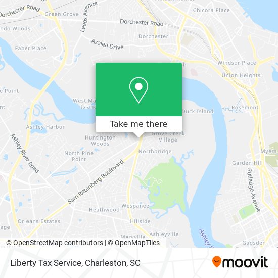 Liberty Tax Service map