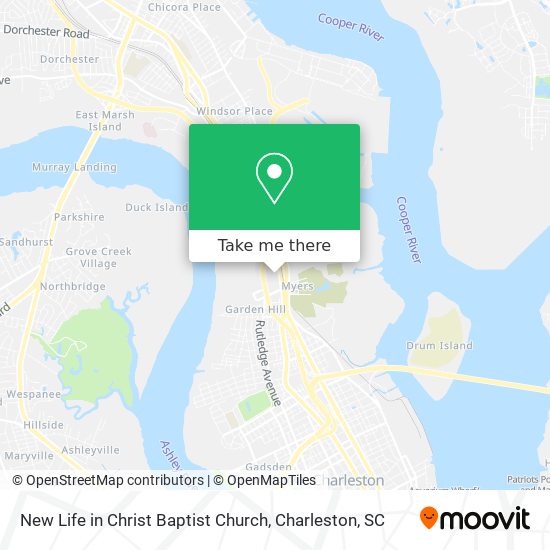 Mapa de New Life in Christ Baptist Church