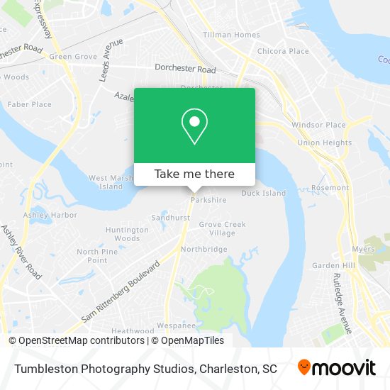 Mapa de Tumbleston Photography Studios