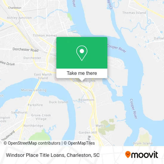 Mapa de Windsor Place Title Loans