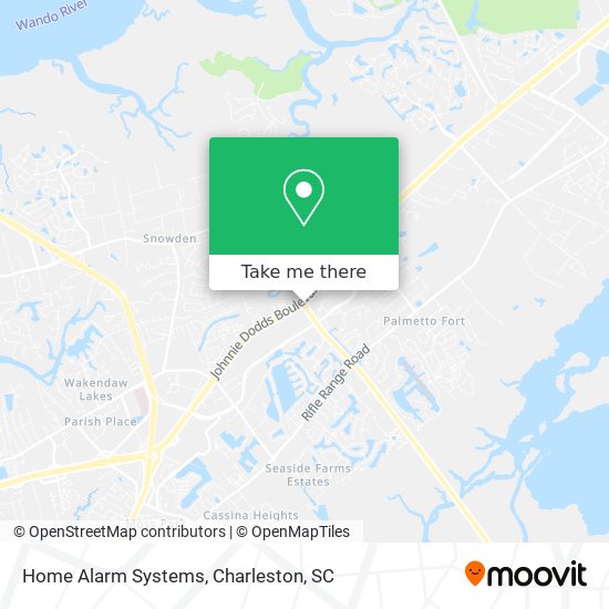 Home Alarm Systems map