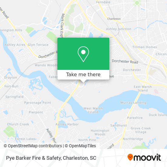 Mapa de Pye Barker Fire & Safety