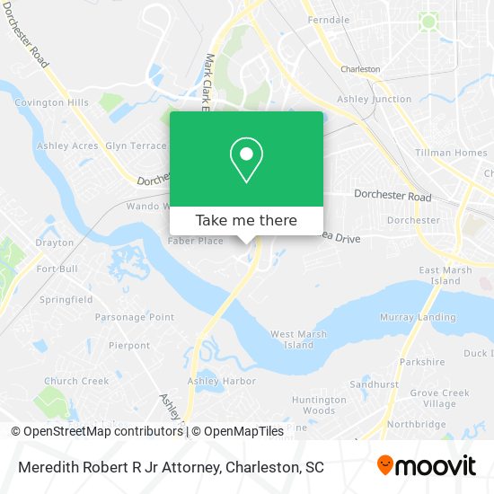 Mapa de Meredith Robert R Jr Attorney