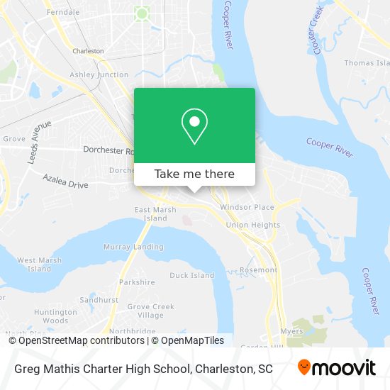 Mapa de Greg Mathis Charter High School