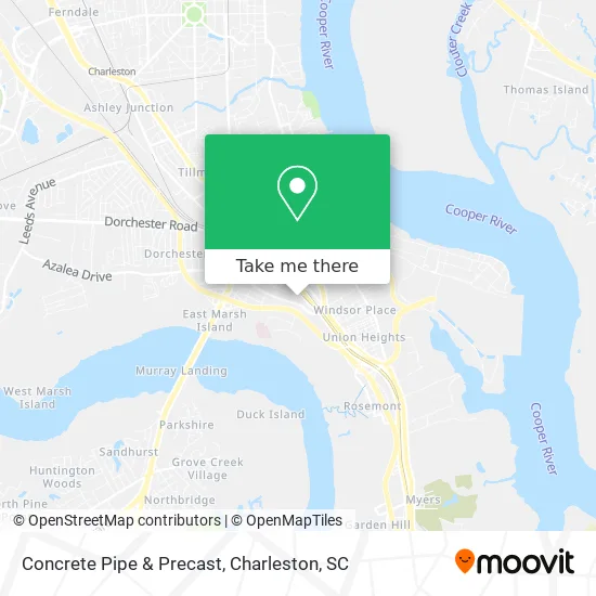 Concrete Pipe & Precast map