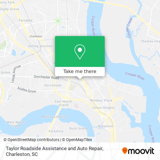 Taylor Roadside Assistance and Auto Repair map
