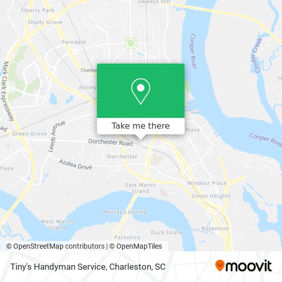 Tiny's Handyman Service map