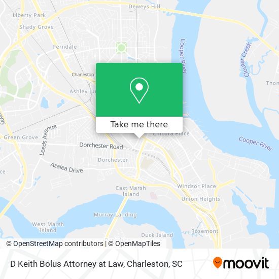 Mapa de D Keith Bolus Attorney at Law
