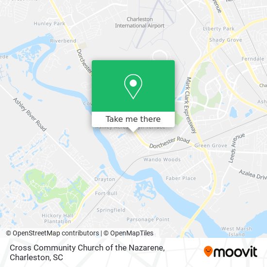 Mapa de Cross Community Church of the Nazarene