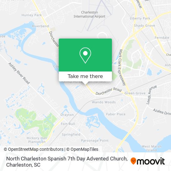 Mapa de North Charleston Spanish 7th Day Advented Church