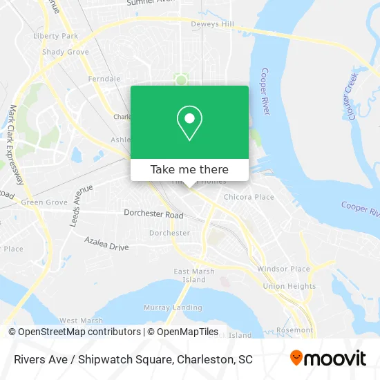 Rivers Ave / Shipwatch Square map