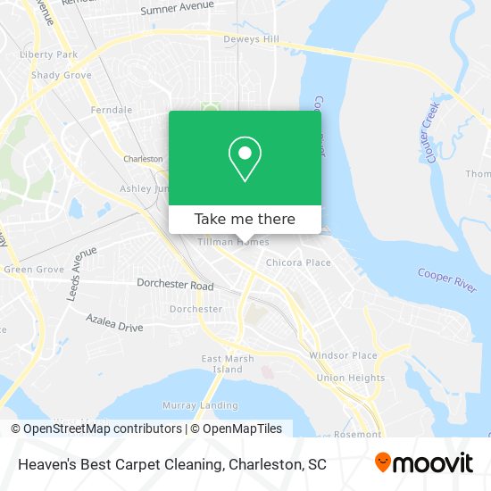 Mapa de Heaven's Best Carpet Cleaning
