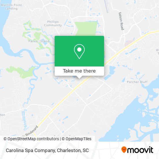 Carolina Spa Company map
