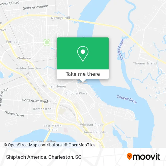 Shiptech America map