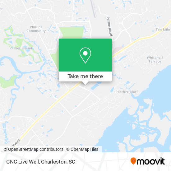 GNC Live Well map