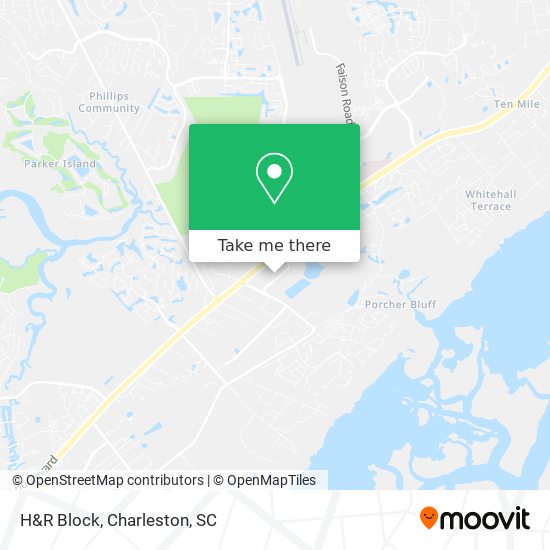 H&R Block map