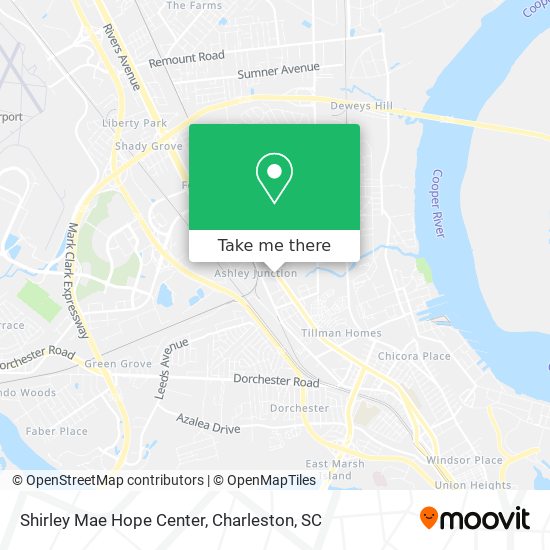 Mapa de Shirley Mae Hope Center