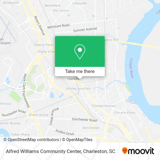 Alfred Williams Community Center map