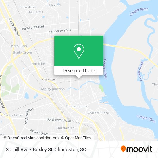 Spruill Ave / Bexley St map