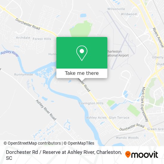 Mapa de Dorchester Rd / Reserve at Ashley River
