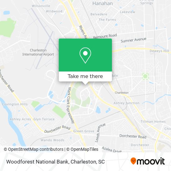 Woodforest National Bank map