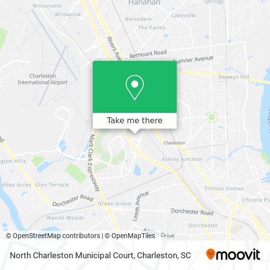 Mapa de North Charleston Municipal Court