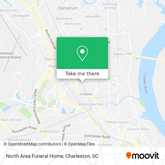 North Area Funeral Home map