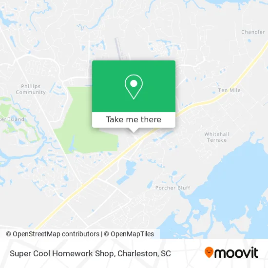 Super Cool Homework Shop map