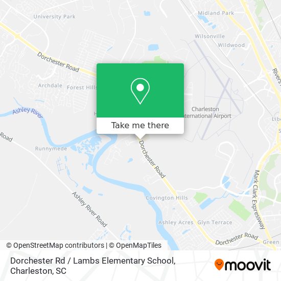Mapa de Dorchester Rd / Lambs Elementary School
