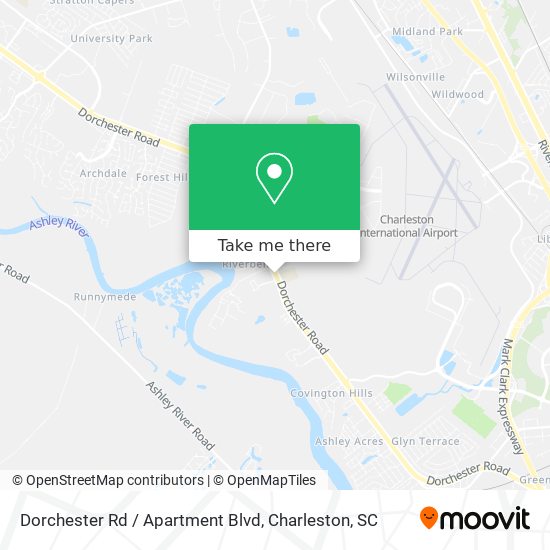 Dorchester Rd / Apartment Blvd map